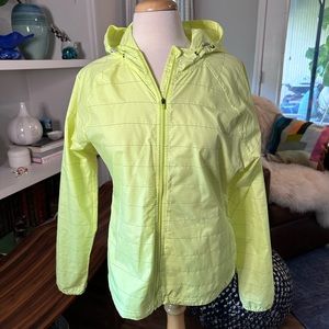 Athlete windbreaker size large 20” flat measurement underarm to underarm